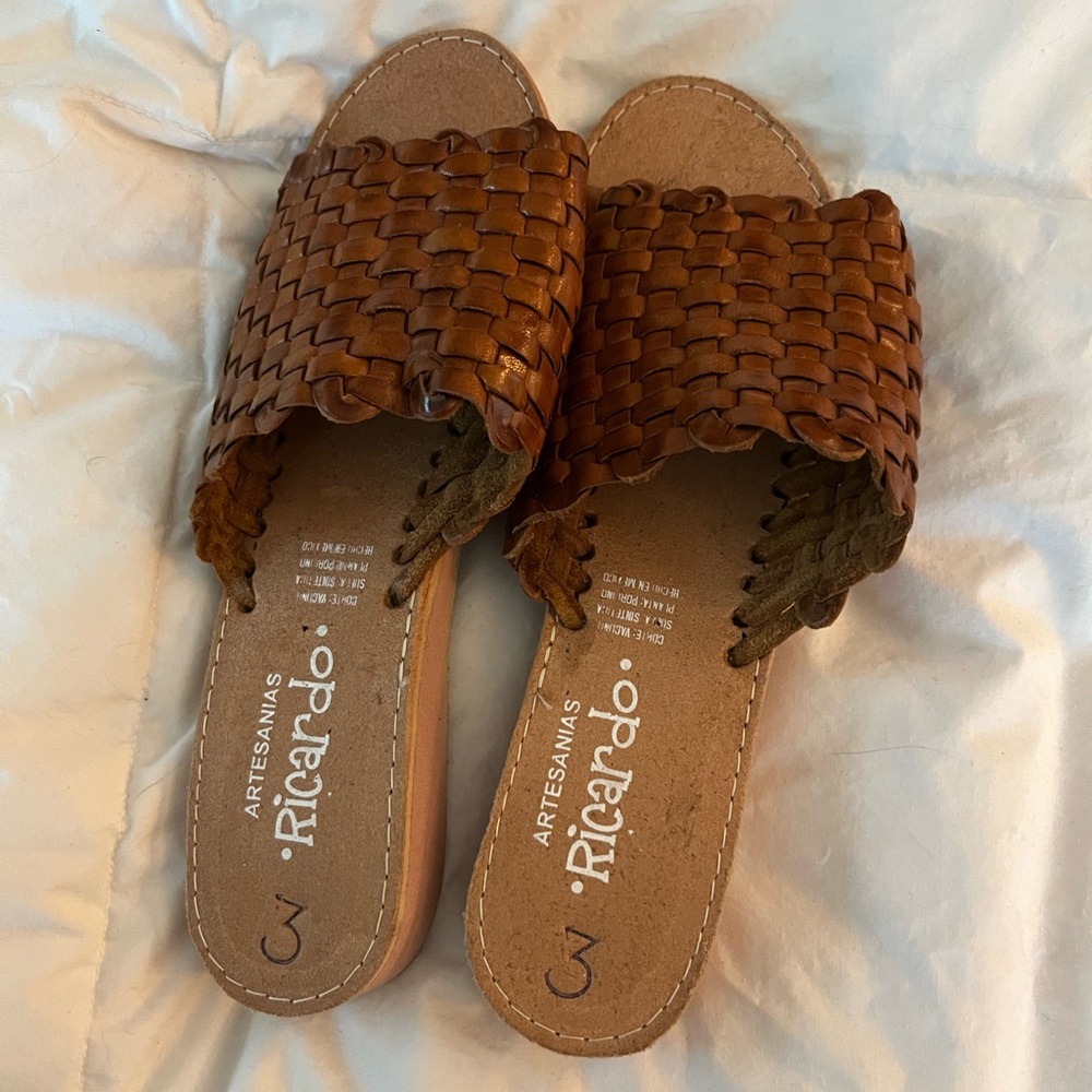 Mexican Leather Woven Sandals